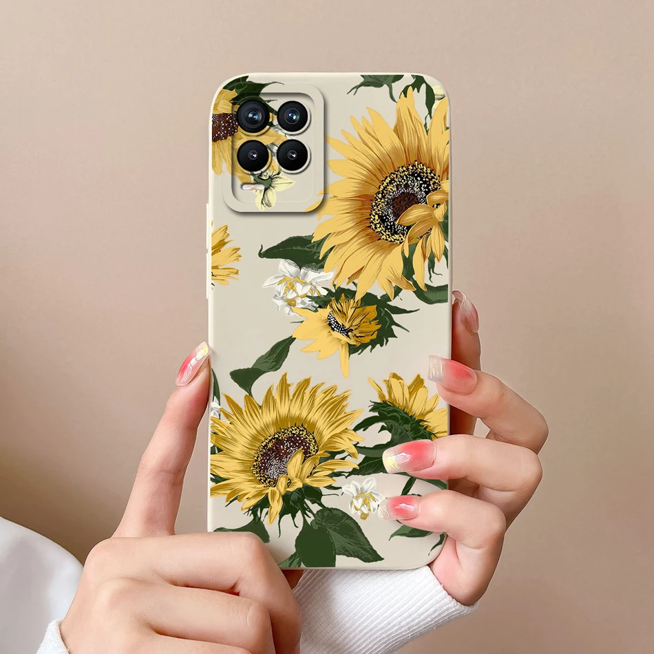 Funda de silicona líquida para móvil, carcasa de protección completa a prueba de golpes para Realme 8 Pro 8 S, Realme8 Realme 8 S 8Pro - imagen 5