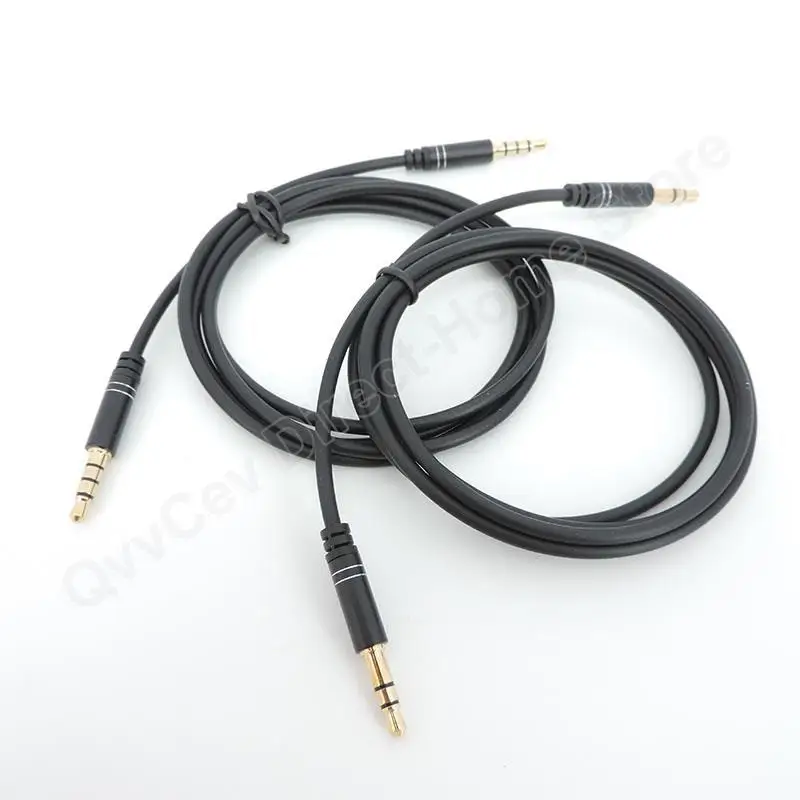 1m 2m 3 4 micrófonos de polo estéreo 3,5mm conector de Audio Cable de extensión macho a macho auriculares macho Cable auxiliar - imagen 4