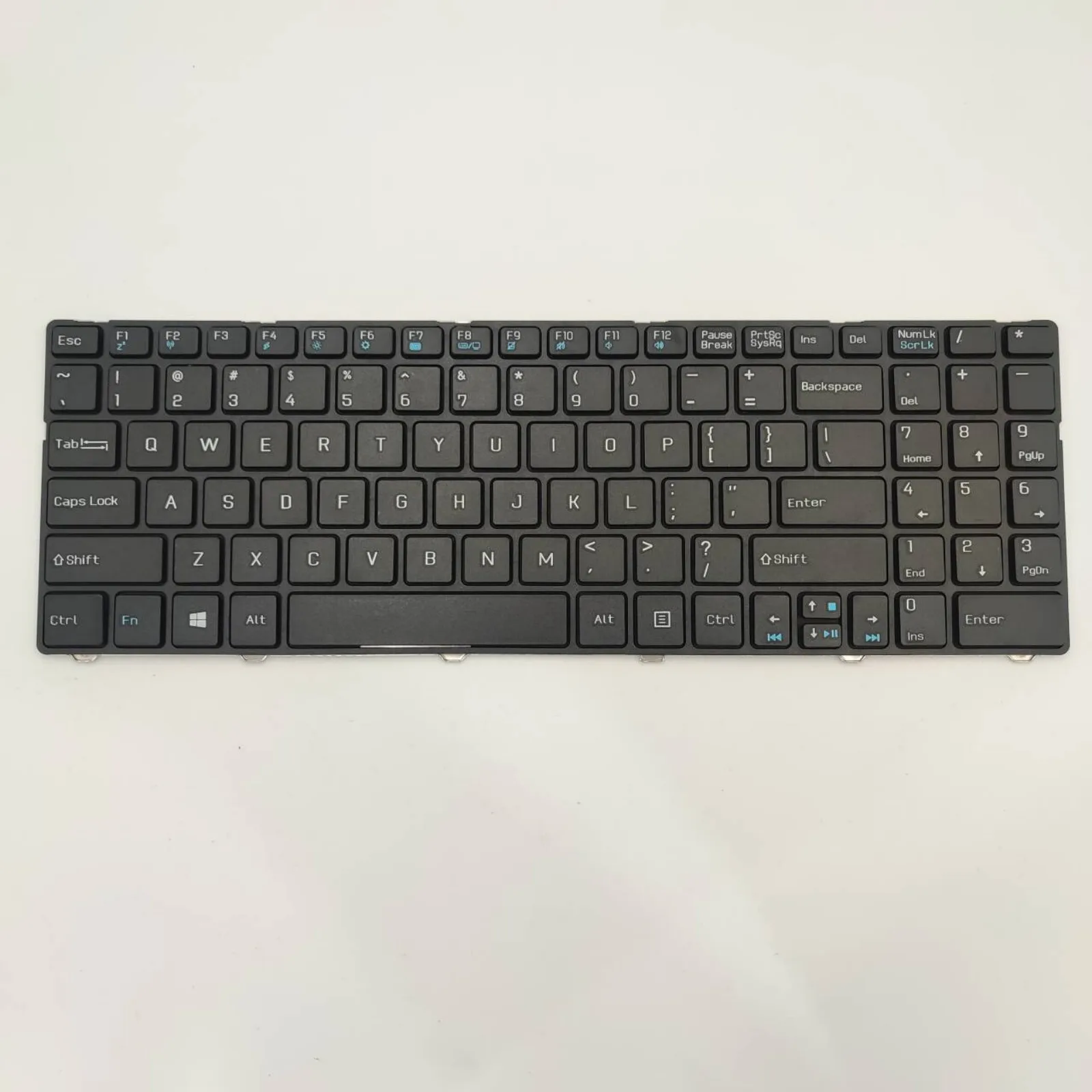 Teclado de ordenador portátil con diseño estadounidense para MSI CR640 CX640 CX640-851X A6400 MS-16Y1 CR643 CX640DX