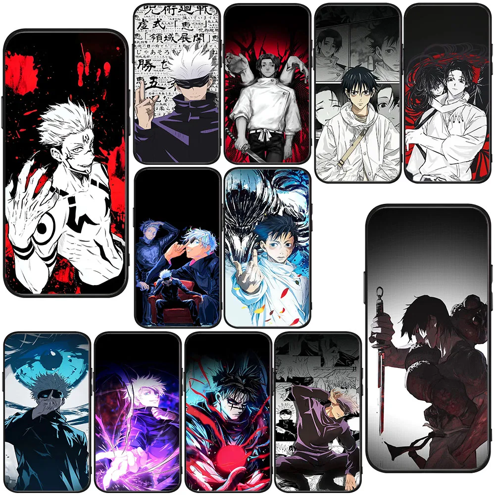 BK-18 Jujutsu Kaisen funda blanda para Realme 8 8S Q3 Q3i V13 C12 C15 C21Y C25Y C20 C33 C30 Narzo 30 Pro - imagen 3
