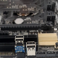 Adaptador Cabecera USB 2.0 Placa Base 9 y 10 Pines a Dual