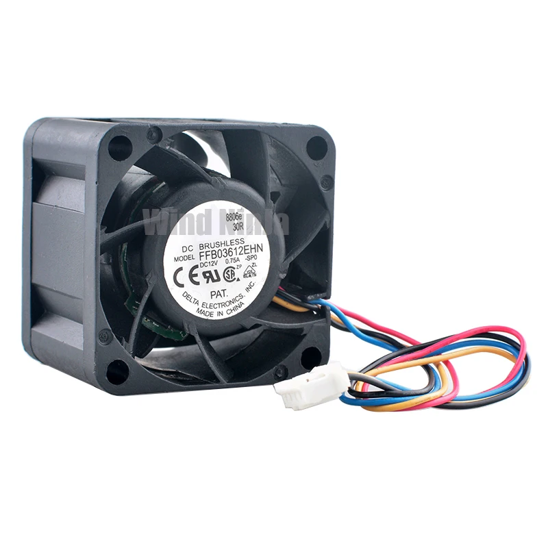 FFB03612EHN ventilador de refrigeración de alta velocidad para fuente de alimentación del servidor, rodamiento de bolas Dual, 3,6 cm, 36mm, 36x36x28mm, DC12V, 0.75A, 4 pines