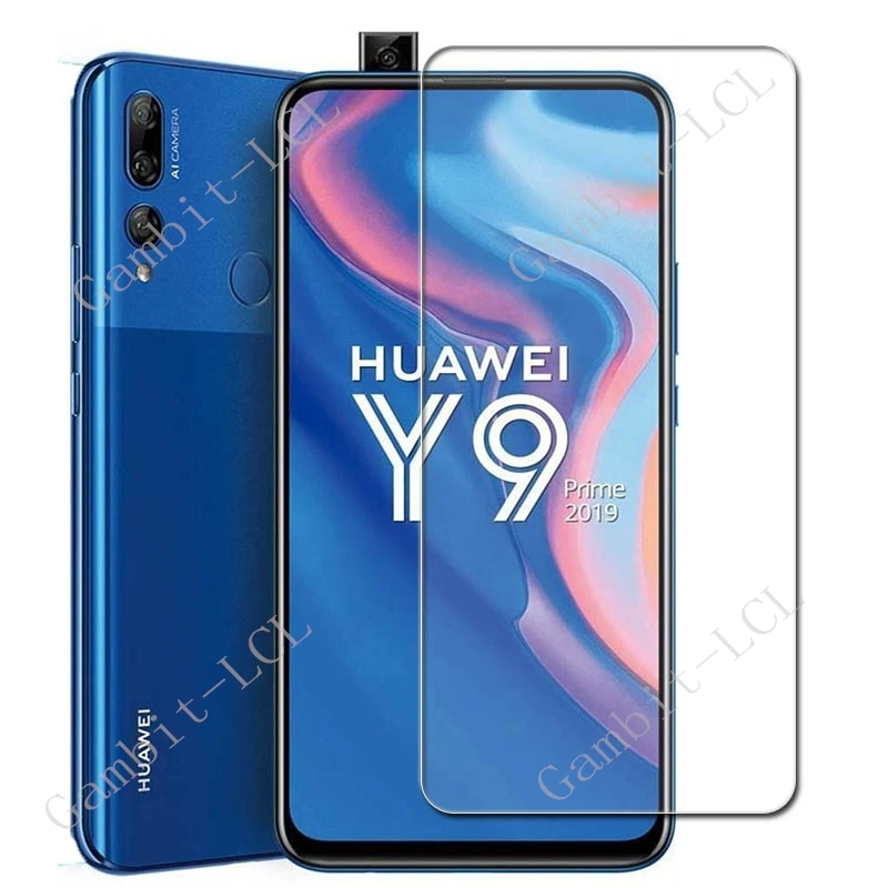 3 uds 9H HD vidrio templado Protector para Huawei Y9 Prime 2019 6,59 "HuaweiY9Prime Y9Prime P Smart Z película protectora de pantalla - imagen 2