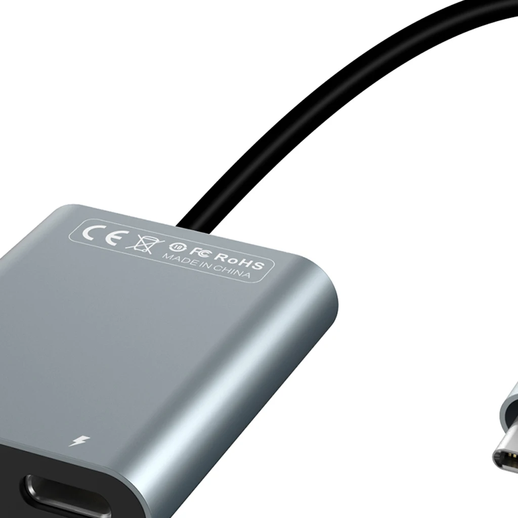 Estación de acoplamiento para gafas AR, HUB para teléfono, tableta, portátil, PC, carga, transmisión de datos, Adaptador tipo C, 2 en 1, transmisión en vivo, PD100W - imagen 3