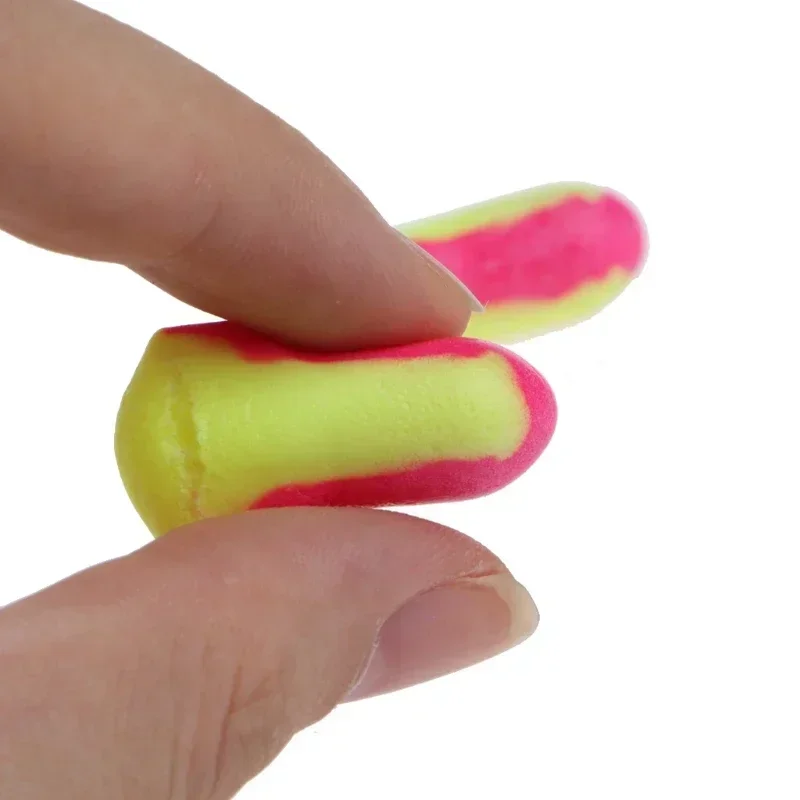10 pares de tapones para los oídos desechables de espuma suave, protectores auditivos para dormir a prueba de ronquidos, sin cables - imagen 2