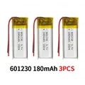 601230-180mAh  3PCS