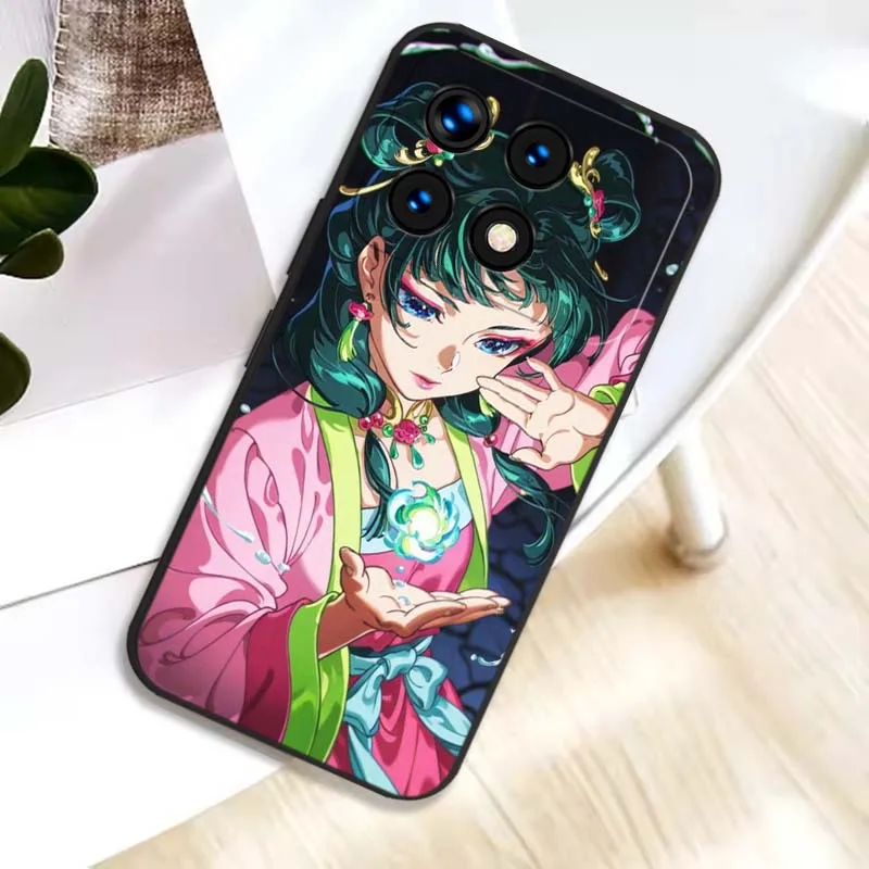 MaoMao Anime para Xiaomi Poco F7 F6 F5 F4 F3 F2 F1 M3 C75 C71 C65 C61 C55 C51 C50 C40 Ultra Pro funda de teléfono - imagen 3