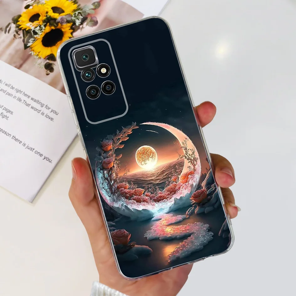 Para Xiaomi Redmi 10 funda de moda mariposa transparente silicona suave TPU funda protectora para Xiaomi Redmi 10 Prime 2022 Redmi10 Coque - imagen 2