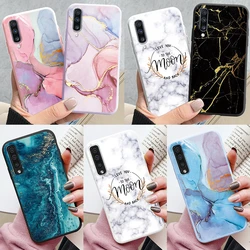 Funda Samsung Galaxy A50 A30 A50 A70 TPU Mármol Protectora