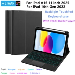 Funda con Teclado Bluetooth para iPad 11 Pulgadas – Compatible 10ª y 11ª Generación