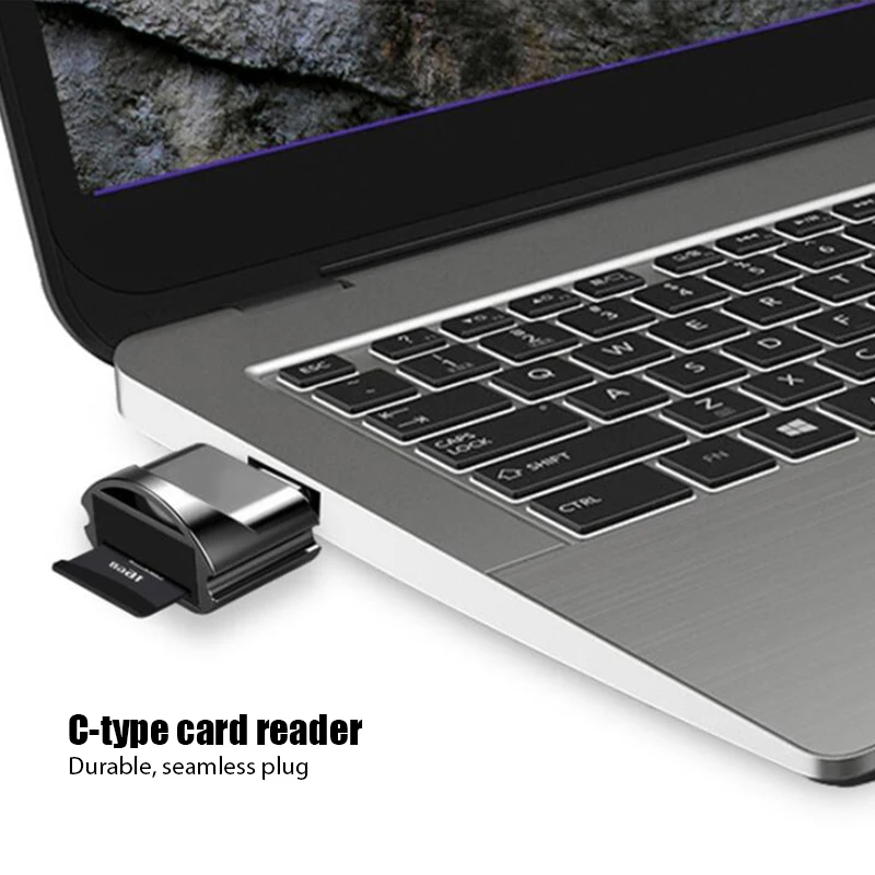Lector de Tarjetas USB-C OTG Portátil SD/TF para Samsung y MacBook - imagen 4