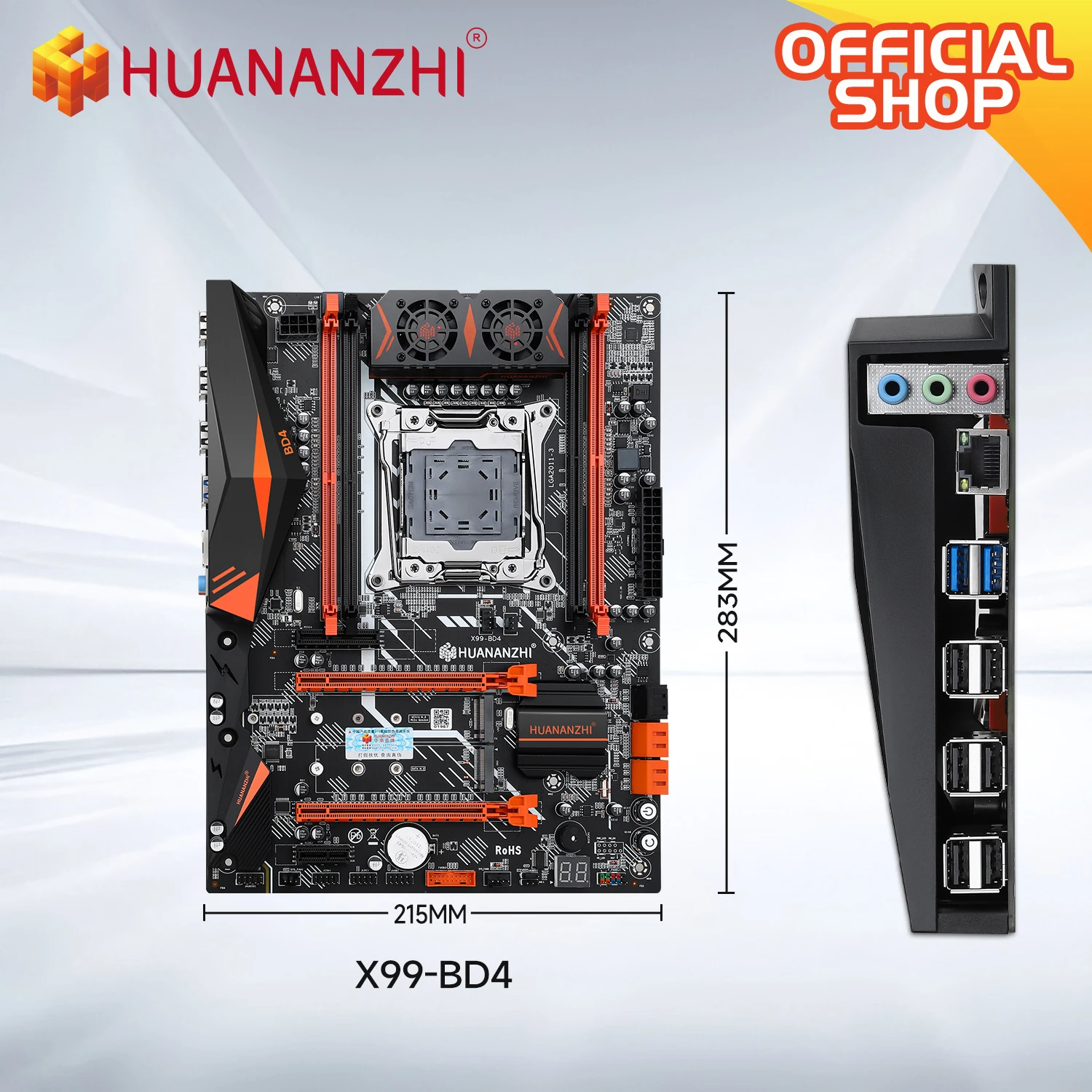 HUANANZHI X99 BD4 con placa base E5 2680 V4 LGA 2011-3 X99 compatible con Kit combinado DDR4 para juegos de alta gama y uso profesional - imagen 5