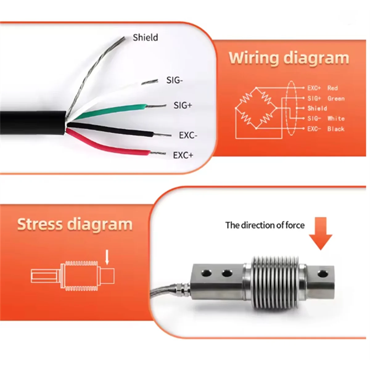 Báscula de pesaje de celda de carga de tensión en miniatura de alta precisión SUPER CALIENTE 10 kg - imagen 4