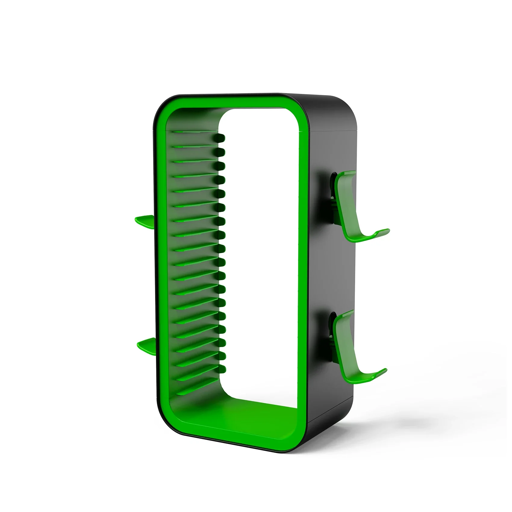 LinYuvo Torre de almacenamiento de juegos - Organizador universal de videojuegos para PS4, PS5, Xbox, Switch y Blu-Ray - Contiene 18 discos KP06