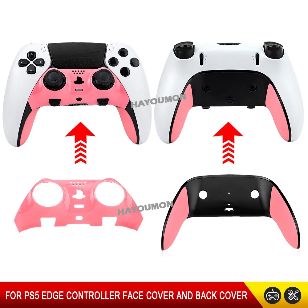 DIY Shell reparación mango controlador funda trasera antisudor antideslizante para PS5 DSE mango cara funda trasera para PS5 Edge accesorio - imagen 2