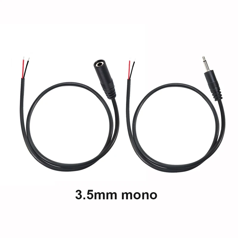 Cable de extensión de Audio de 1M, línea auxiliar de un solo cabezal, Cable estéreo macho y hembra de 3,5mm, línea de salida de Audio de 2 pines y 2 núcleos