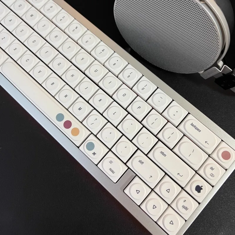 Teclas de bloques de construcción, sublimación de Material PBT, juego completo de teclas de eje bajo, teclas estilo Dot Reuters, teclas coreanas