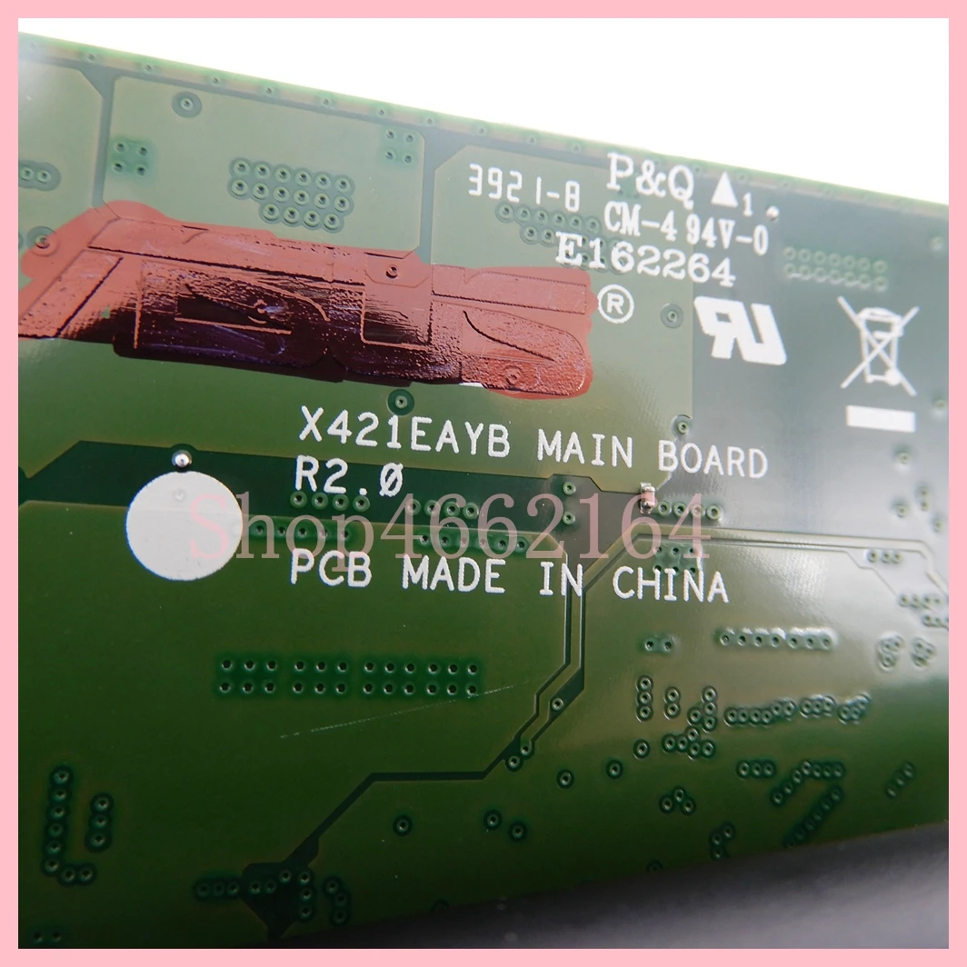 Placa base para ordenador portátil X421EQY i5-1135G7 CPU MX350 GPU 8GB-RAM para ASUS X421EQY X421EAYB X421EQYB I421EQY X421E I421E - imagen 3