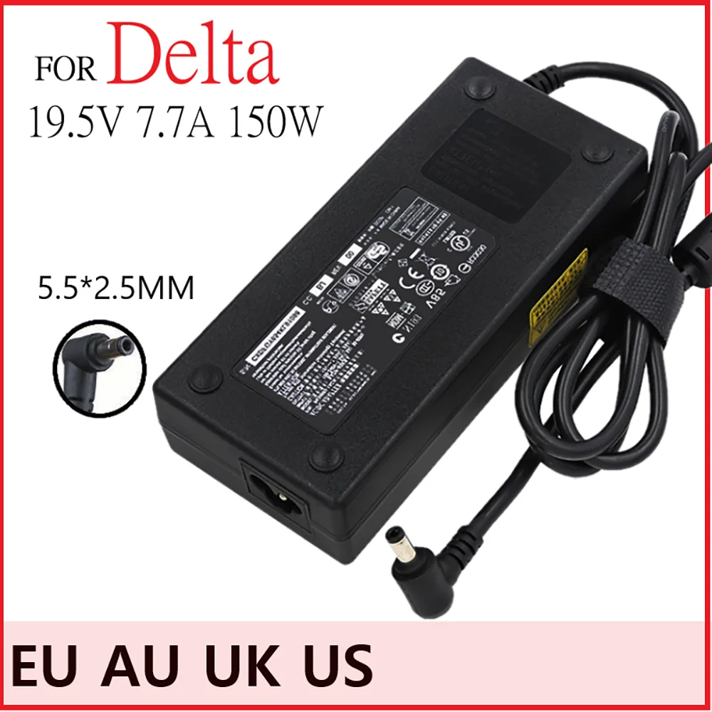 Para Delta para Ares Laptop Z7-SL7S3 Adaptador Ower 19,5 V 7.7A Cable de carga 150 W