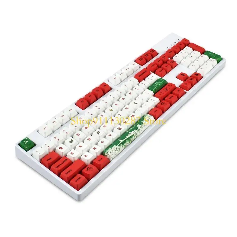 Teclas gruesas J1HC PBT con subcama tinte, 123 teclas para interruptores mecánicos Cherry MX - imagen 5