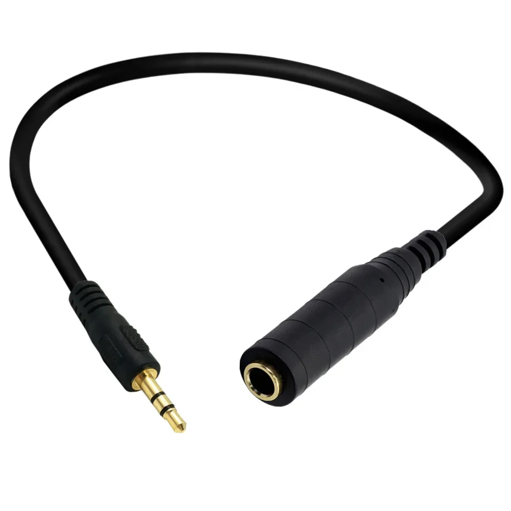 Cable de conversión de extensión de enchufe de Audio de 3,5mm, adaptador de Cable estéreo estéreo de 3,5mm macho a 6,5 MM y 6,35mm hembra para auriculares - imagen 4