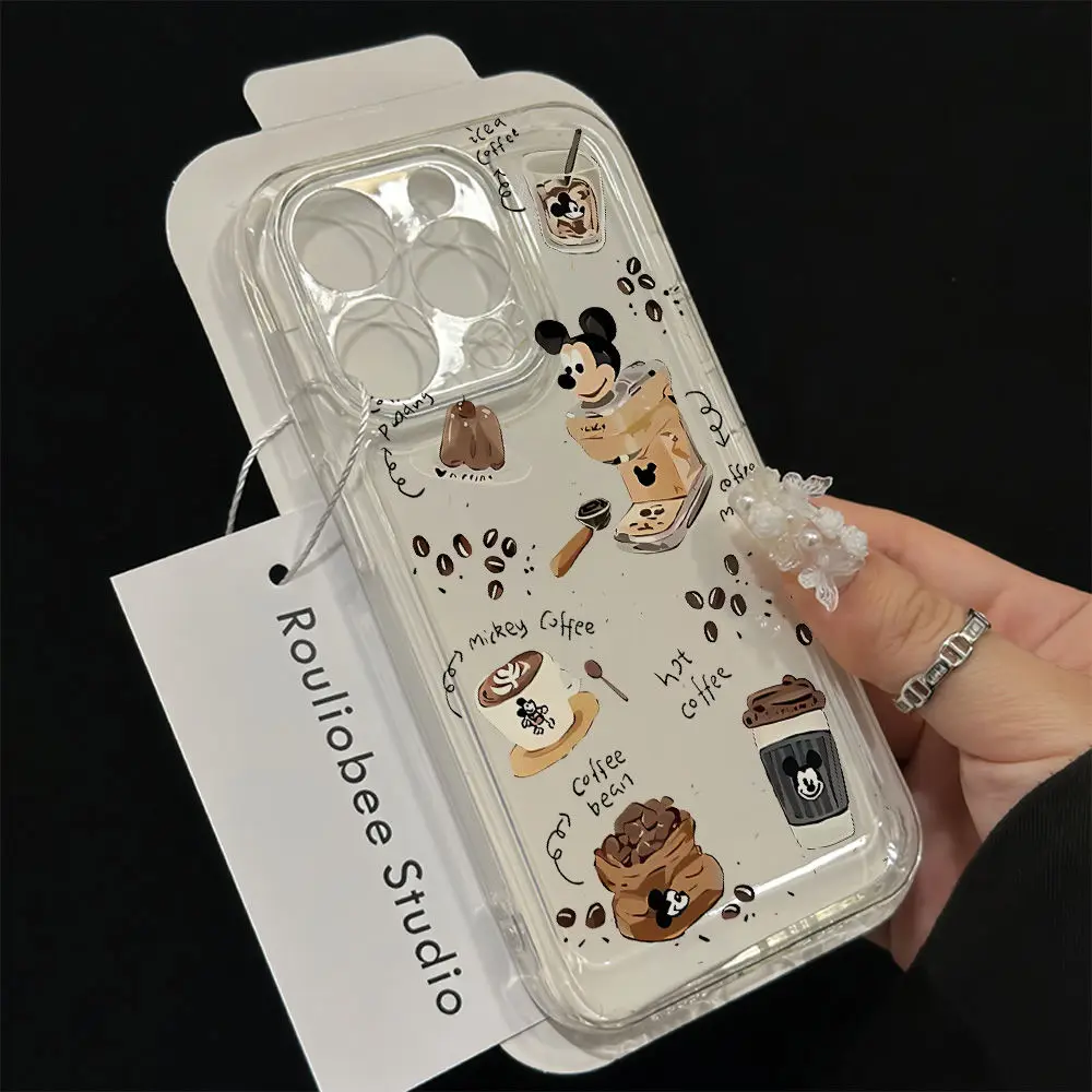 Funda de teléfono con bonitos productos de Mickey de Disney para iPhone 16 15 14 13 12 11 Pro Max XR XS MAX 7 8 PLUS Y2K, funda de parachoques a prueba de golpes - imagen 5
