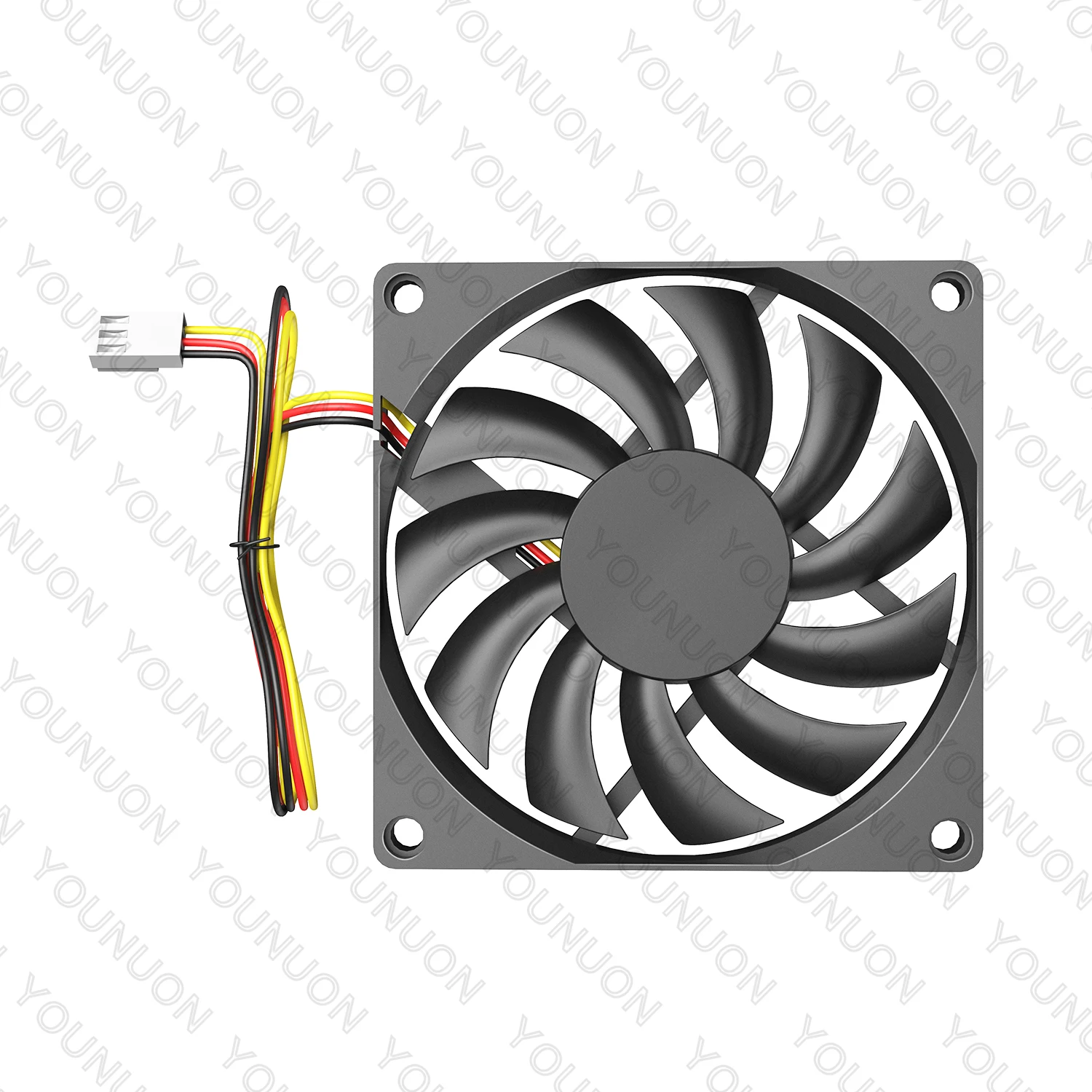 2 uds 5V USB 80MM ventilador de refrigeración doble bola/rodamiento de manga 80x80x10mm DC ventilador de refrigeración sin escobillas 80mm 8010 PC portátil ventilador enfriador Axial - imagen 3