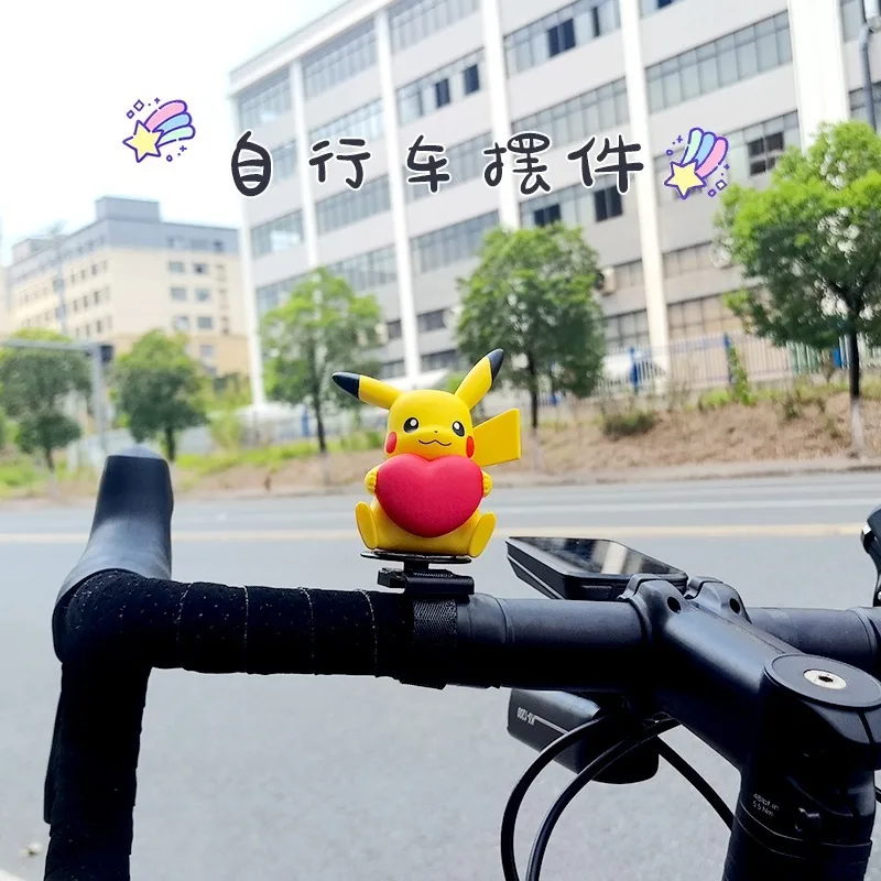Anime Pokemon Johnny Turtle lindo hélice giratoria decoración motocicleta bicicletas de montaña y carretera accesorios eléctricos para montar en bicicleta - imagen 2