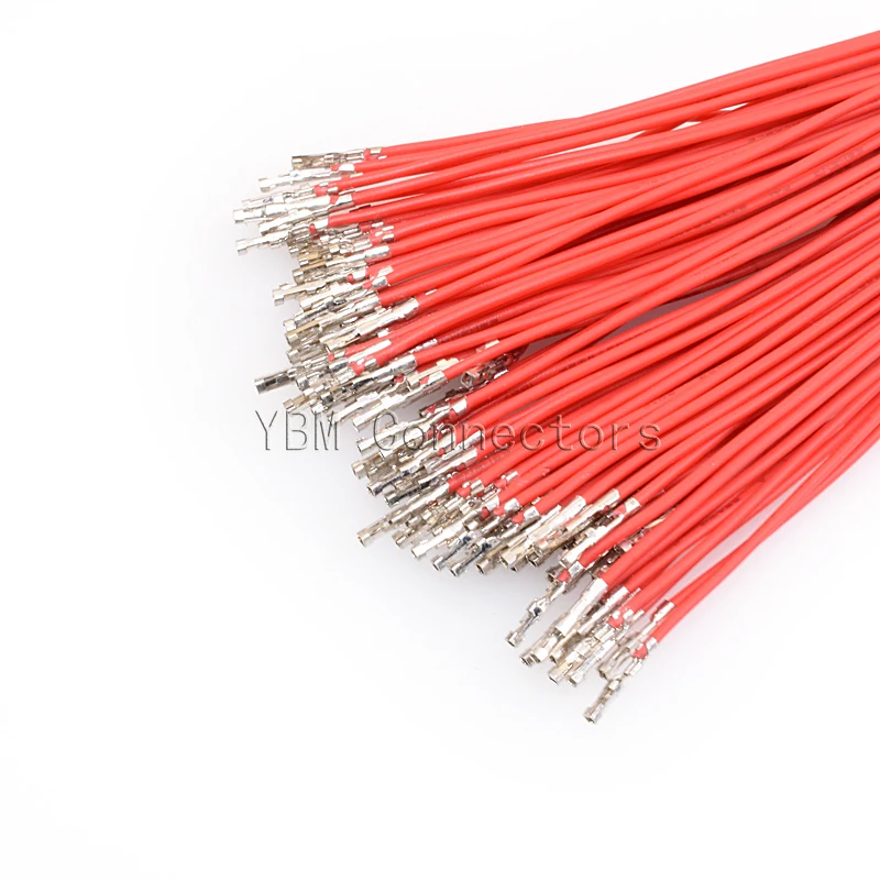 Dupont-Cable de conexión de Terminal de 2,54mm, Cable electrónico doble de un solo cabezal, 20/10 piezas, 10cm/20cm/30cm/50cm, 26AWG - imagen 2