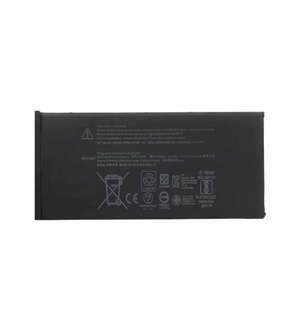 7,57 V 45.2Wh 5970mAh G3HTA036H DYNK01 batería del ordenador portátil para Microsoft Surface Laptop 1 2 1769 13,5" serie - imagen 4