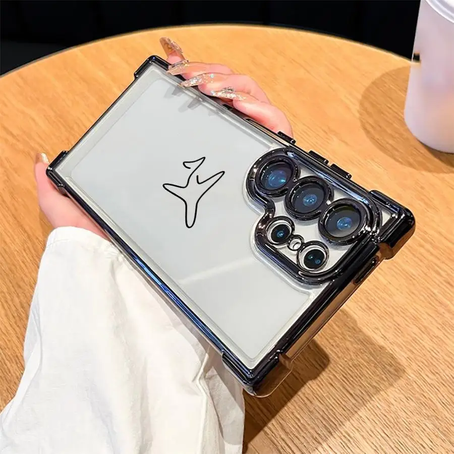 Funda de teléfono con funda suave bonita de avión para Samsung Galaxy S25 Edge S20 FE S22 Ultra S24 S21 Plus S23 - imagen 4