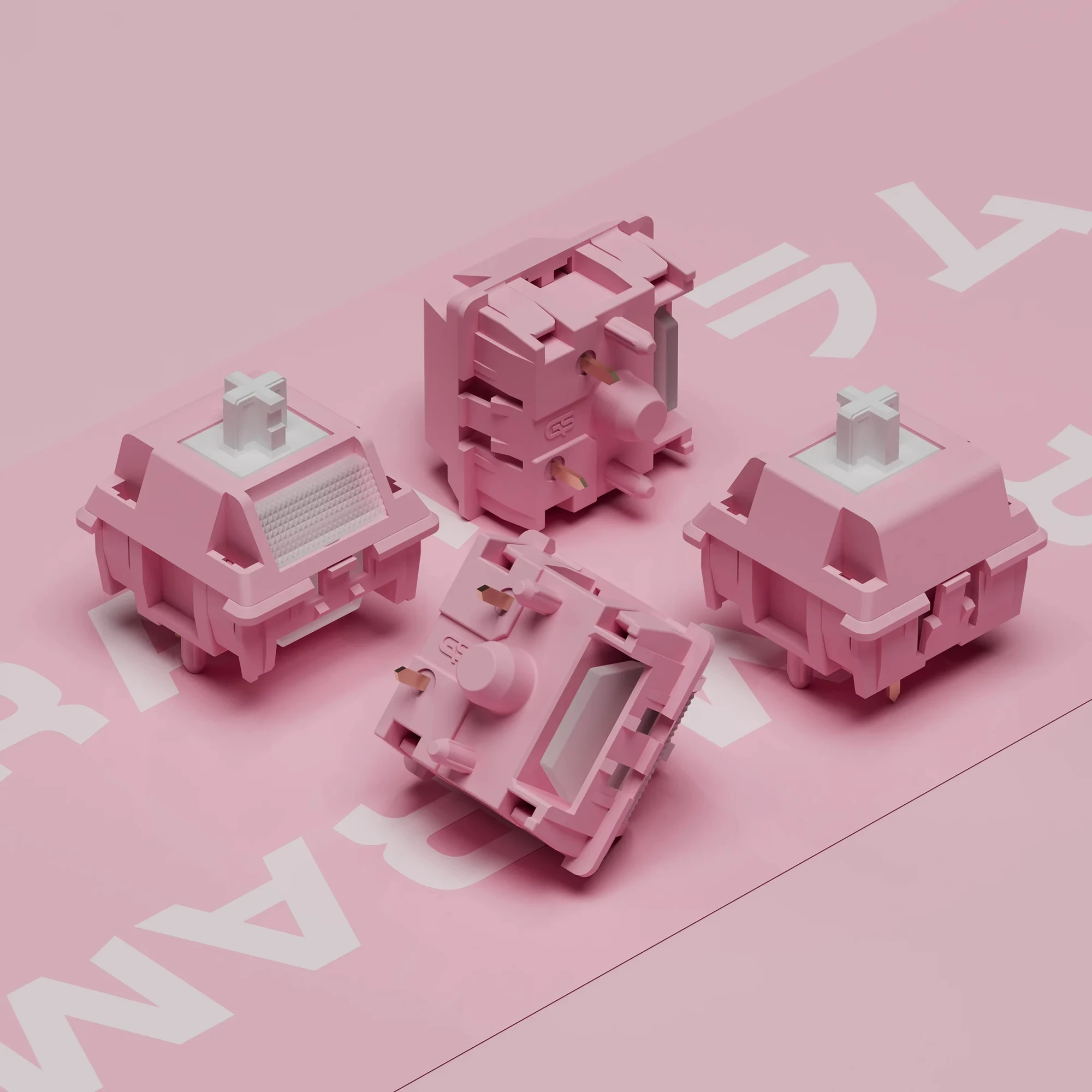 G-Square Re:0 Ram/Rem/EMT/Beatrice interruptor lineal silencioso para teclado mecánico para jugar interruptores Mx personalizados GK64 GMK67 KT68