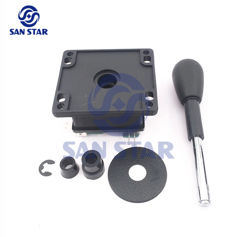 2 piezas de Joystick superior de murciélago de estilo americano, con 4 microinterruptores, accesorios para máquinas Arcade, accesorios para máquinas de juego - imagen 5