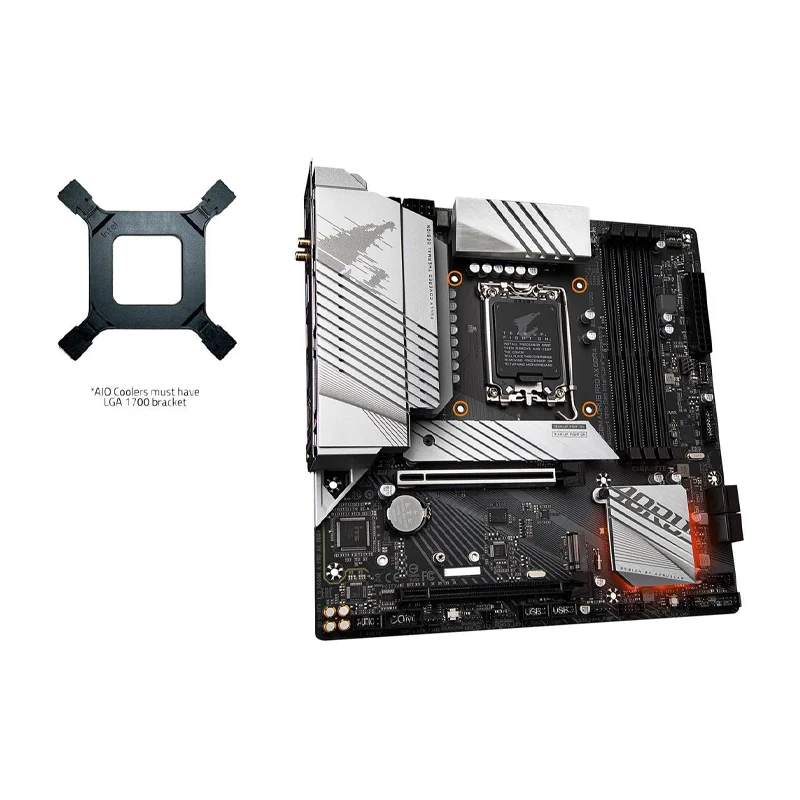 AORUS-placa base LGA1700 B660M AORUS PRO DDR4 128GB + i5 12400F, 12ª generación, intel CPU 128gb DDR4 5333(O.C.) PCI-E 4,0 nuevo - imagen 5