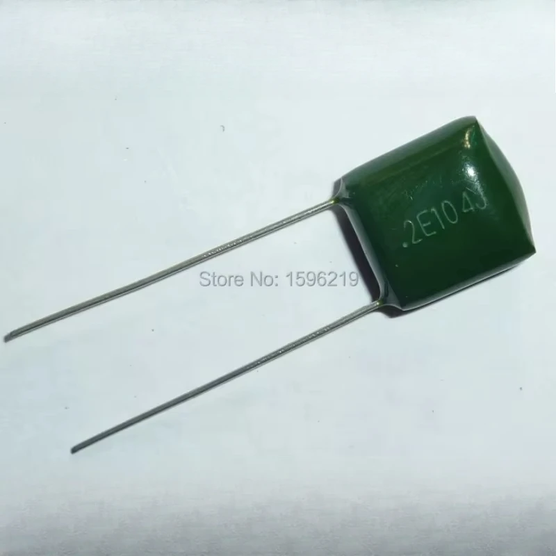 10 uds/100 Uds condensador de película Mylar 250V 2E104J 100nF 2E104 5% condensador de película de poliéster