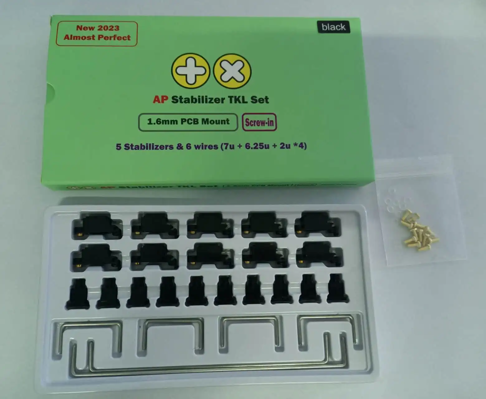 TX-tornillo estabilizador montado en PCB, 1,6 T, Teclado mecánico, Stabs para teclado Tofu60, bricolaje, última versión - imagen 2