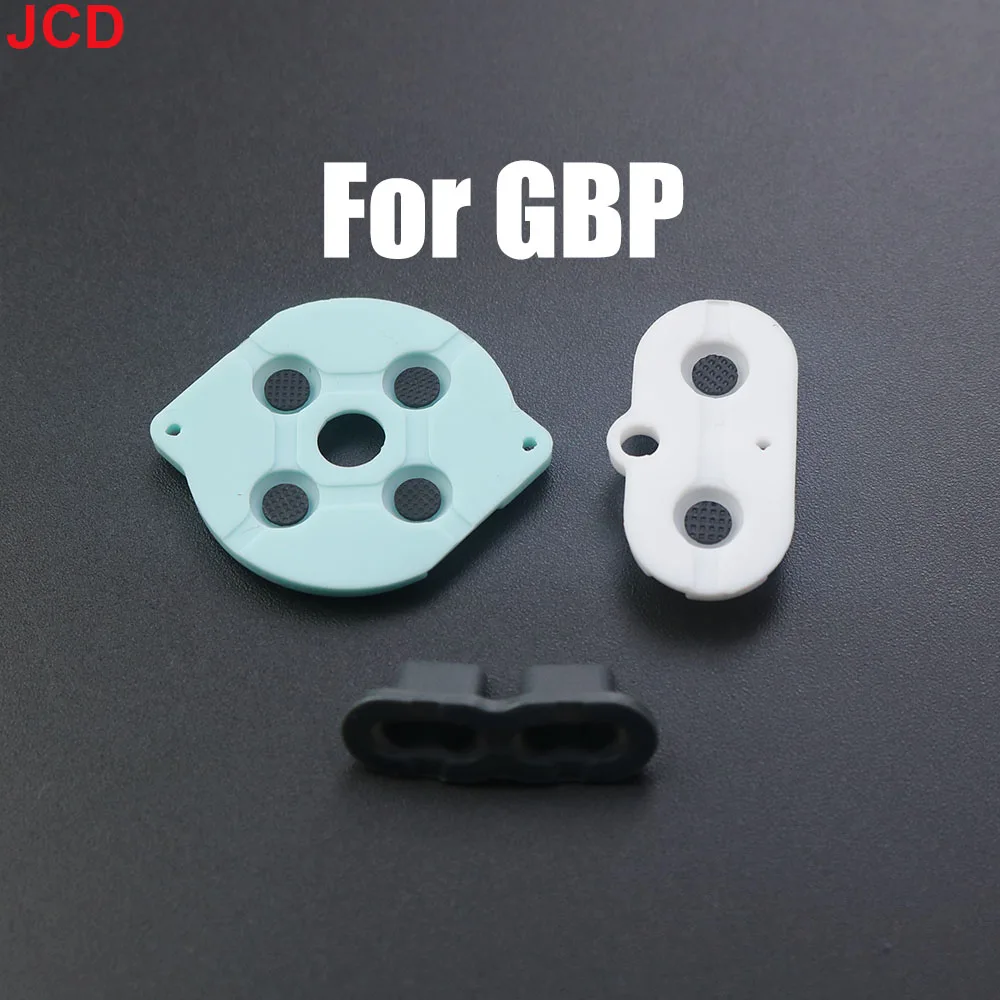 JCD 1 Juego de botones conductores de goma para Game Boy Classic GB GBA GBC GBP GBA SP GBM teclado con almohadilla de silicona A-B botón D-pad - imagen 3