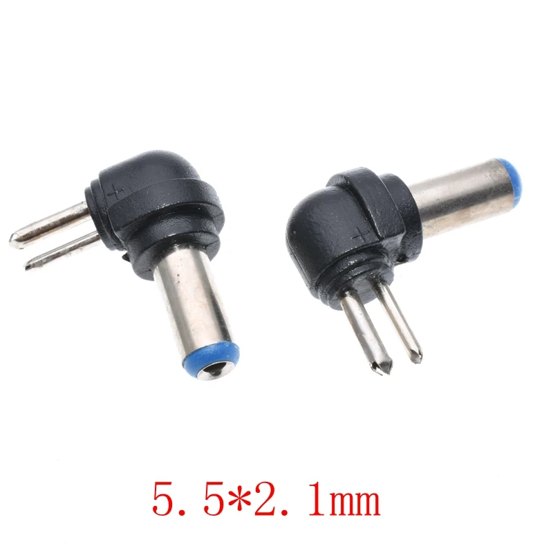 Adaptador de punta de CC Universal para ordenador portátil, Conector de CC de 90 grados, 2 pines a 4.01.7Mm/3.51.35Mm, 8 unids/set - imagen 4
