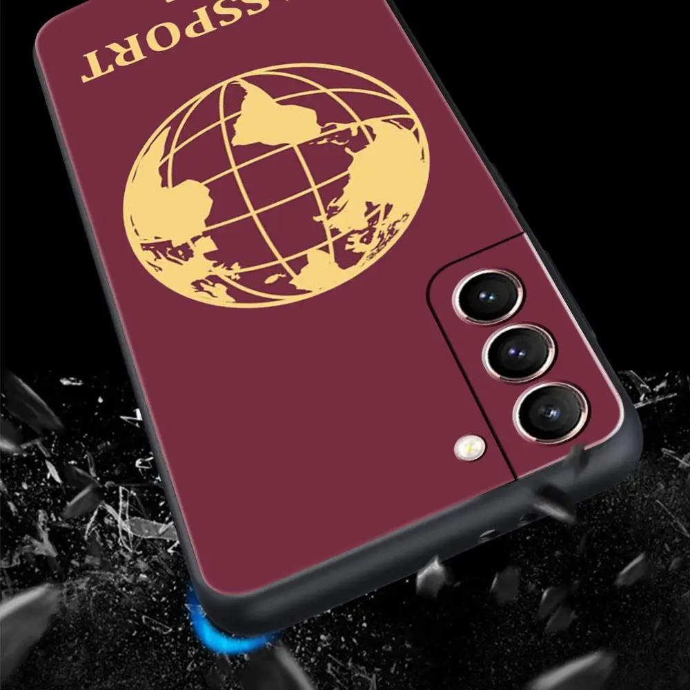 Funda de teléfono con pasaporte de México para Samsung Galaxy S24 S23 S22 Ultra S20 S21 FE 5G S10 S9 Plus S10E S8 S7 Edge, funda de silicona suave - imagen 2