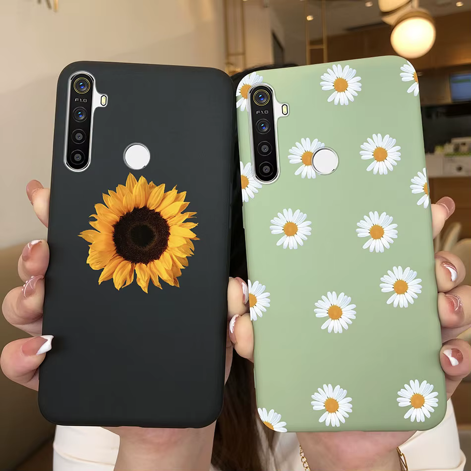 Funda Oppo Realme 5 Pro 6i – Silicona Mate Suave Antigolpes - imagen 2