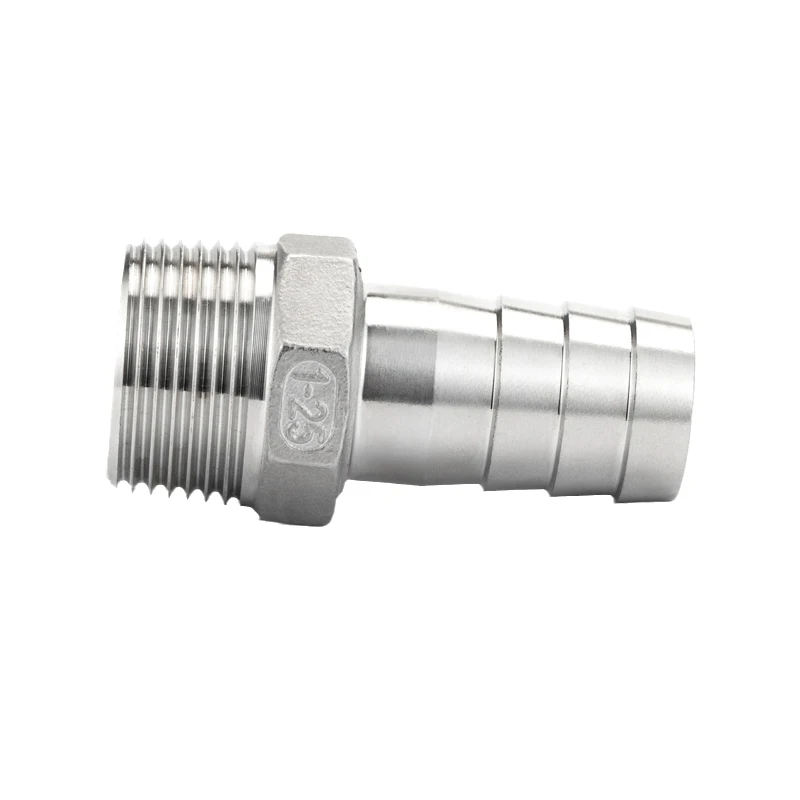 Conector de lengüeta para manguera de acero inoxidable 304, 1/8 ", 1/4", 3/8 ", 1/2", rosca macho BSP, conector pagoda, conector trasero de acoplamiento - imagen 5