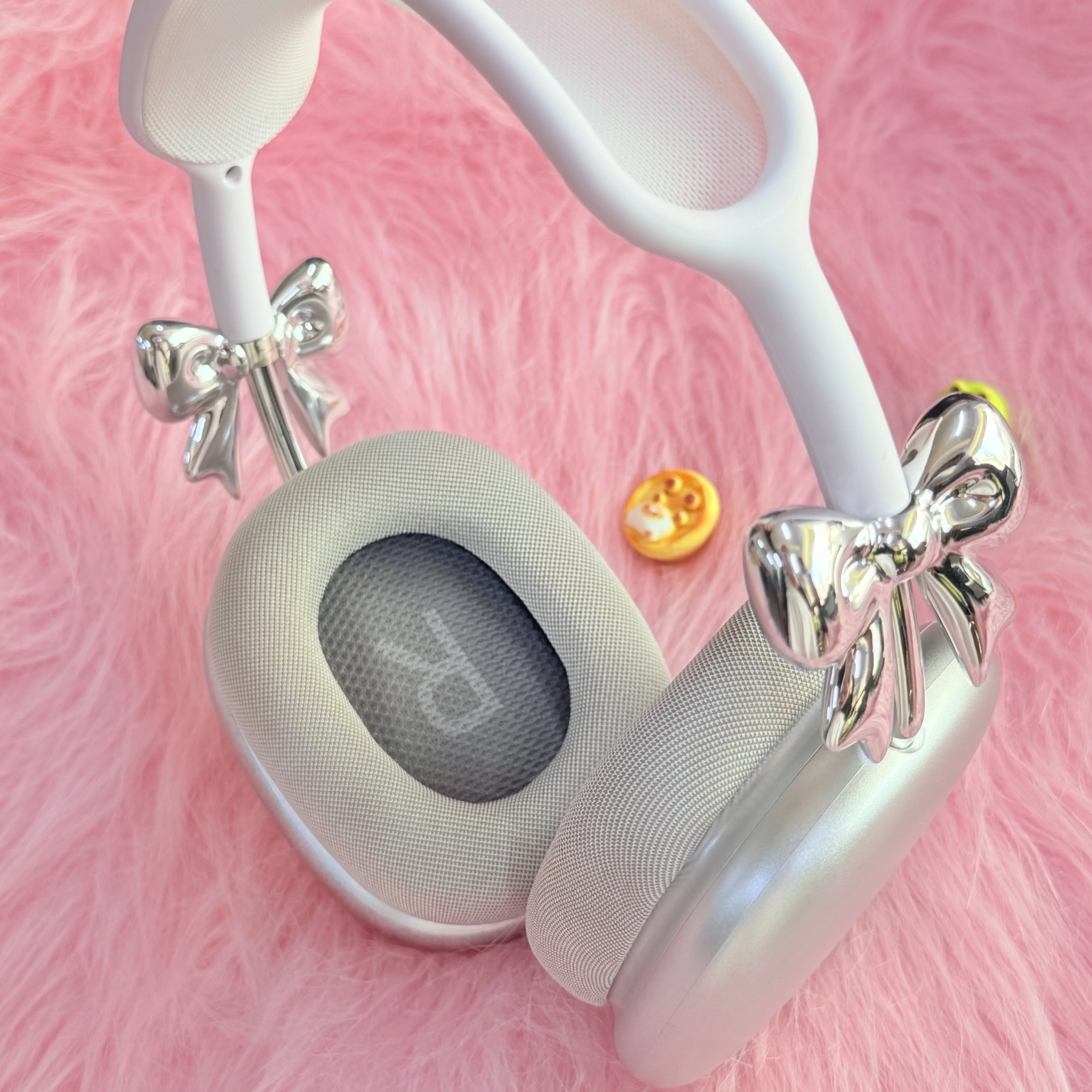 Funda para auriculares Airpods max 1/2, decoración de colgantes para auriculares Y2K para Airpods max, accesorio de réplica, funda para auriculares rosa bonita, regalo