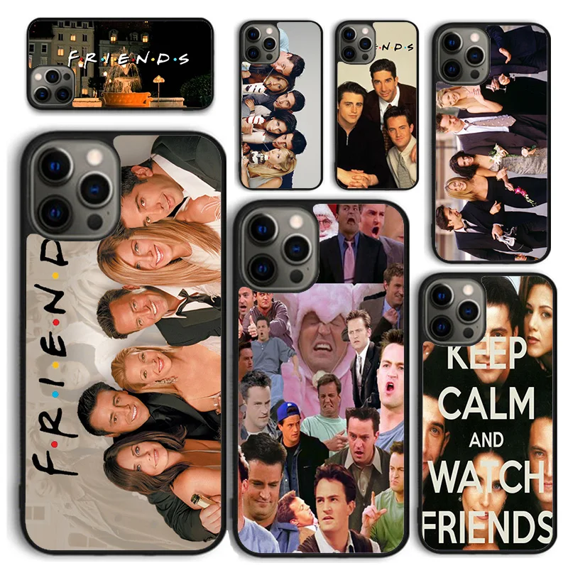 Amigos serie de TV Chandler Collage funda de teléfono para iPhone 17 Air 16 Coque 15 14 12 13 PLUS 11 PRO MAX Fundas