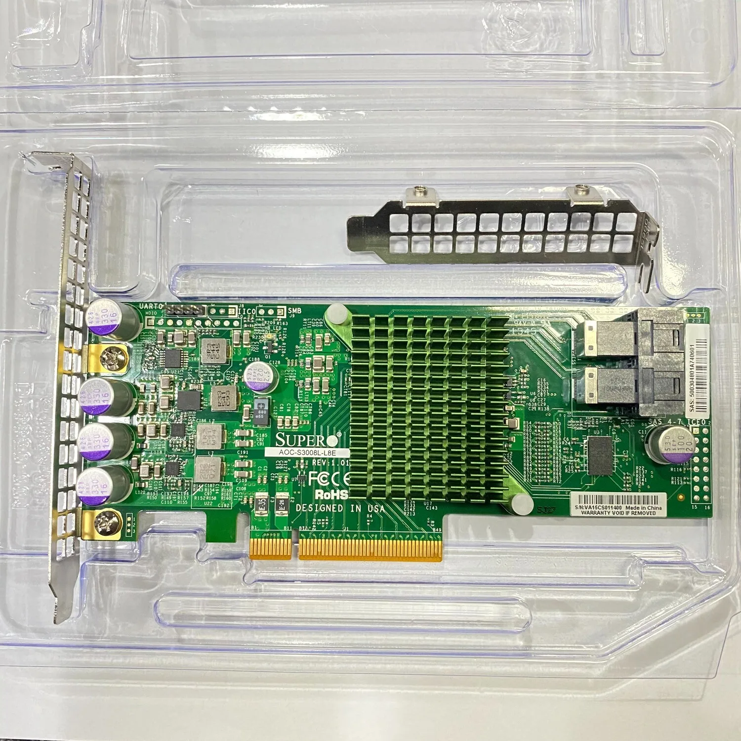 Supermicro AOC-S3008L-L8E SAS 8 puertos 12 Gb/s PCIe HBA Modo IT con soporte - imagen 5