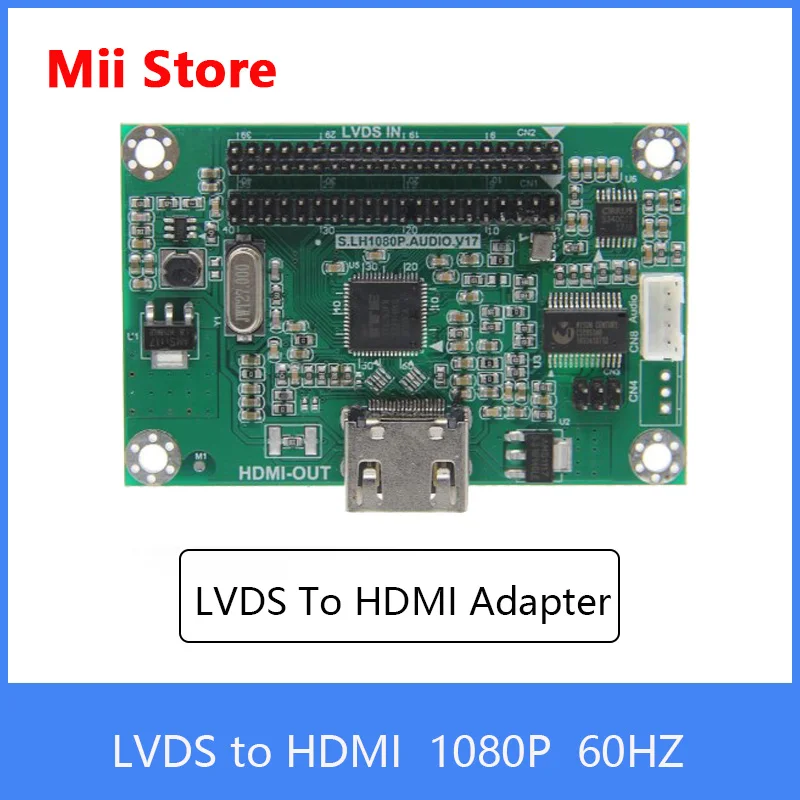 Convertidor de placa adaptadora Compatible con LVDS a HDMI Compatible con resolución 1080P 720P compatible con Raspberry Pi - imagen 2