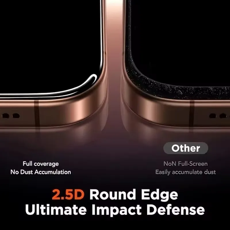 3 uds AR vidrio templado de privacidad antirreflejos para iPhone 17 16 15 14 13 12 11 Pro Max Plus protectores de pantalla antiespía de vidrio - imagen 4