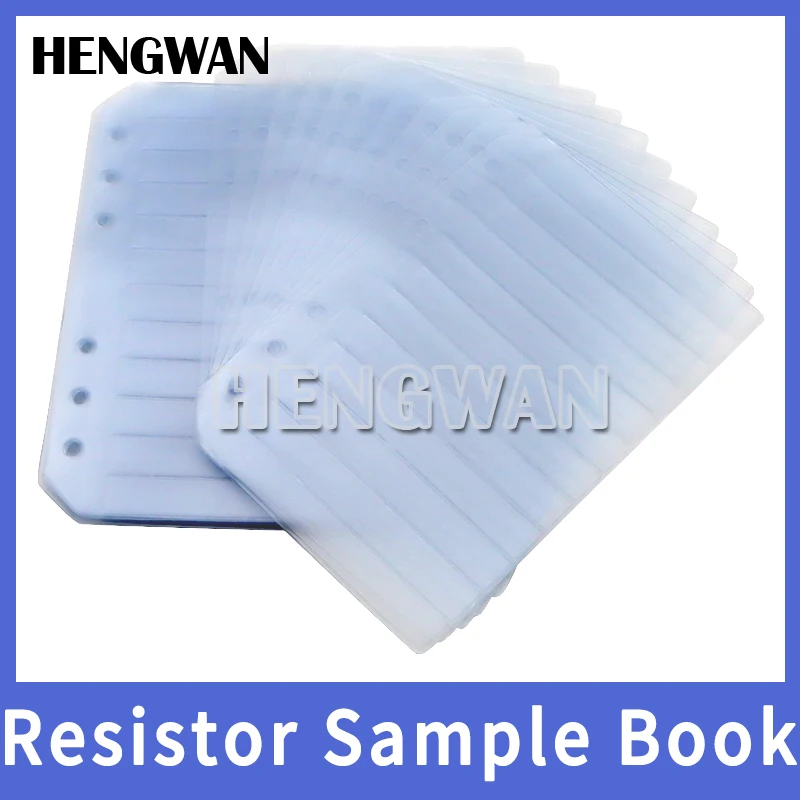 Condensador de resistencia SMD SMT de 5 piezas, inductancia, componentes electrónicos, páginas de libros de muestras