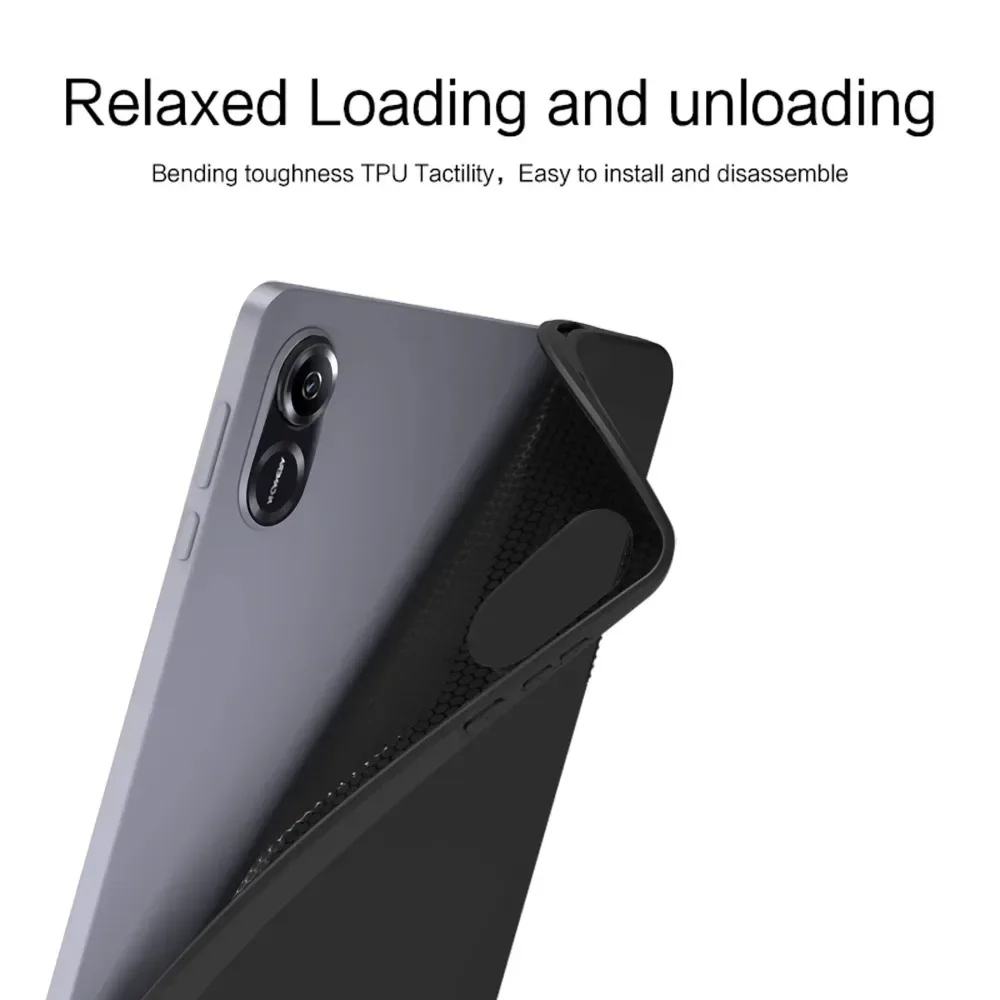 Funda para tableta Honor Pad X8a 11 pulgadas 2024 Flexibel carcasa negra de TPU funda de silicona suave para Honor Pad X8a funda de 11" - imagen 4