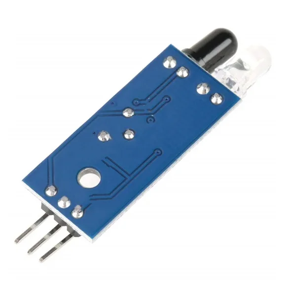 Módulo de sensor reflectante para Arduino DIY Robot de coche inteligente con distancia ajustable evitación de obstáculos infrarrojos - imagen 2