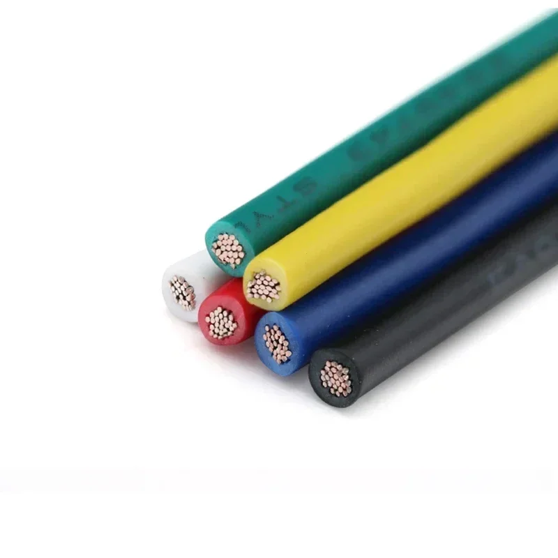 Cable de cobre UL1007 de 5/10m, aislamiento de PVC estañado, Cable eléctrico multitrenzado de 30, 28, 26, 24, 22, 20, 18 y 16 AWG - imagen 4